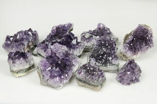 1-2" Dark Purple Amethyst Crystal Clusters - Uruguay
