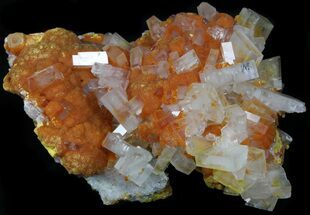 Barite On Orpiment From Peru - Collector Specimen #34303