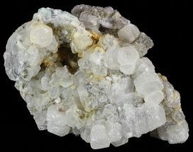 Calcite, Quartz, Pyrite and Fluorite Association - Fluorescent #51853