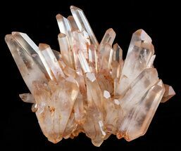 Tangerine Quartz Crystal Cluster (Floater) - Madagascar #58832