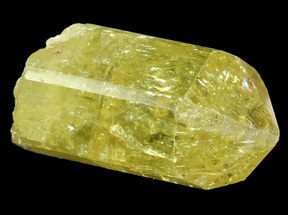 Gemmy, Yellow Apatite Crystal - Durango, Mexico #64000