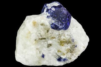 Lazurite Crystal in Marble Matrix - Afghanistan #111763
