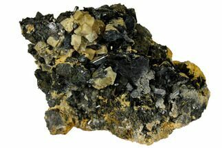 Epidote, Calcite and Magnetite Crystal Association - Peru #132647
