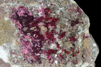 Roselite and Calcite Crystal Association - Morocco #141663