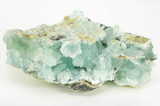Blue-Green Aragonite Aggregation - Wenshan Mine, China #218007