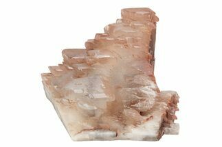 Pagoda Style Calcite Crystals on Calcite - Fluorescent! #215936