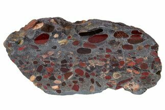 Polished Jelly Bean Jasper Section - Australia #240053