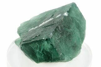 Green, Fluorescent, Cubic Fluorite Crystal - Madagascar #249305