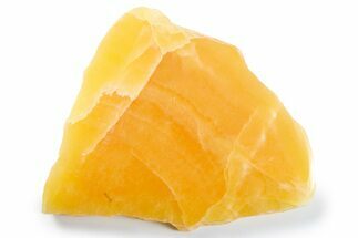 Polished, Orange, Honeycomb Calcite Slab - Utah #264237