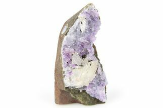 Amethyst, Calcite and Chabazite in Basalt - India #266951