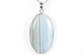 Owyhee Blue Opal Pendant - Sterling Silver #278428