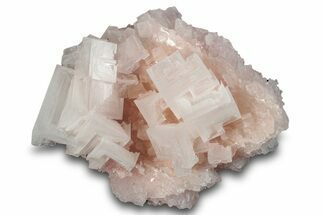Pink Halite Crystal Cluster - Trona, California #279822