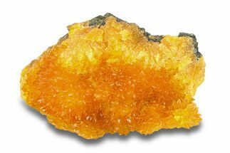 Intense Orange Calcite Crystal Cluster - Poland #282318
