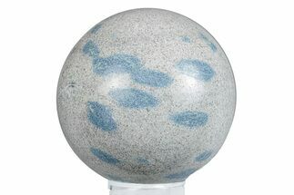 Blue Polka Dot Stone (Apatite & Cleavelandite) Sphere #283442