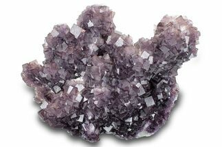 Cubic Purple Fluorite with Phantoms - Yaogangxian Mine #285038
