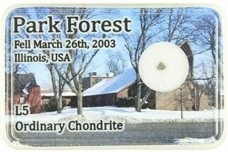 Park Forest Meteorite Fragment - Illinois Witnessed Fall #285542
