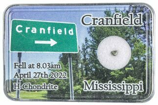 Chondrite Meteorite Fragment - Cranfield #285868