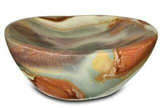 Polished Polychrome Jasper Dish - Madagascar #286159
