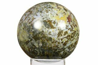 Polished Cosmic Jasper Sphere - Madagascar #286179