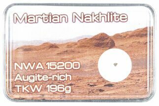Martian Nakhlite Meteorite Fragment - NWA #288355