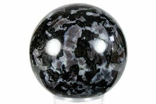 Polished, Indigo Gabbro Sphere - Madagascar #289862