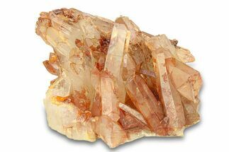 Tangerine Quartz Crystal Cluster - Brazil #289752