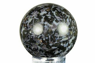 Polished, Indigo Gabbro Sphere - Madagascar #289877