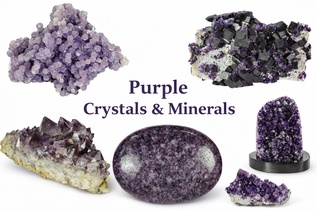 Purple Crystals & Stones For Sale