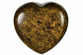 1.6" Polished Bronzite Heart