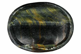 Blue Tiger's Eye Worry Stone - 1.5" Size