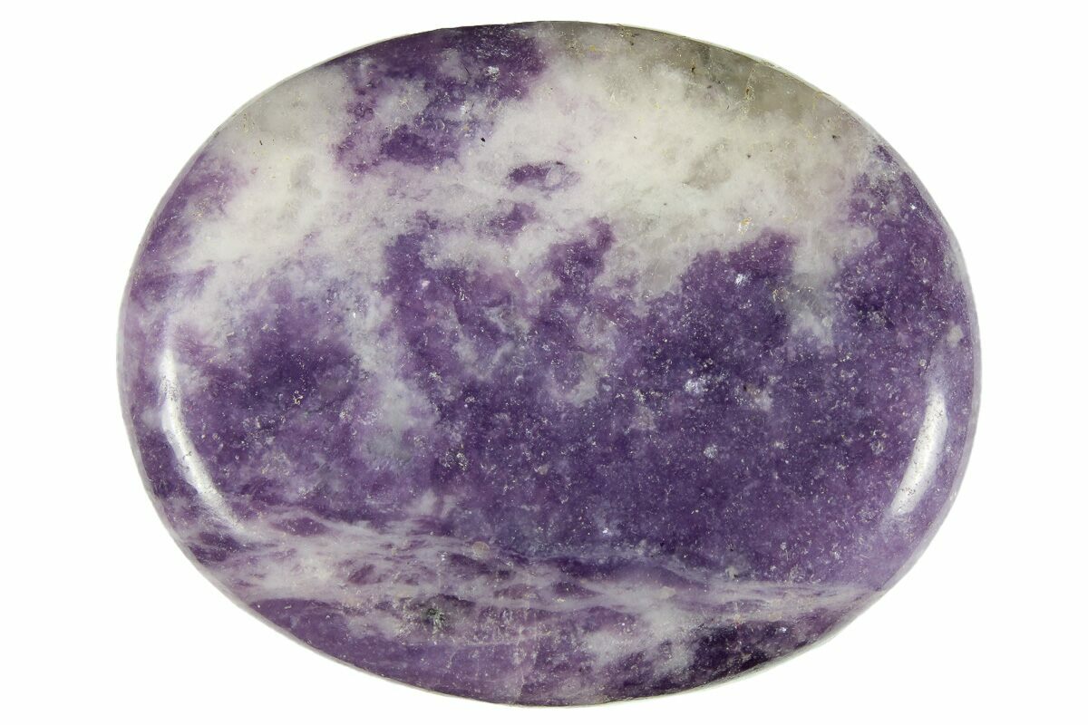 Polished Lepidolite Worry Stones For Sale - FossilEra.com