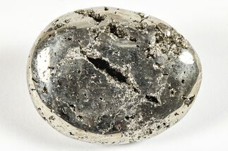 1.7" Polished Pyrite Pocket Stone