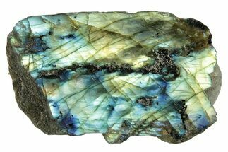 Small Single Side Polished Labradorite Piece - 1 1/2"+ Size