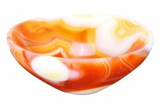 2.8" Polished Red Onyx Bowls