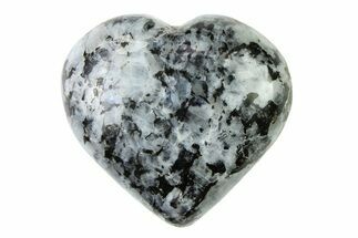 1.6" Polished Rainbow Moonstone Hearts 