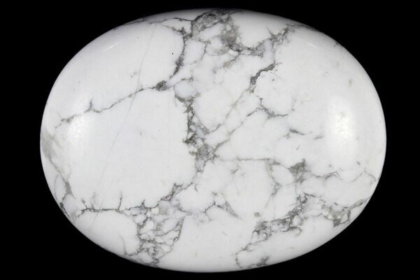 Howlite - Pocket Stone Howlite - Pocket Stone