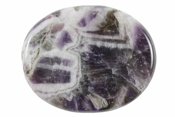 Chevron Amethyst Palm Stone & Worry Stones Chevron Amethyst Palm Stone & Worry Stones
