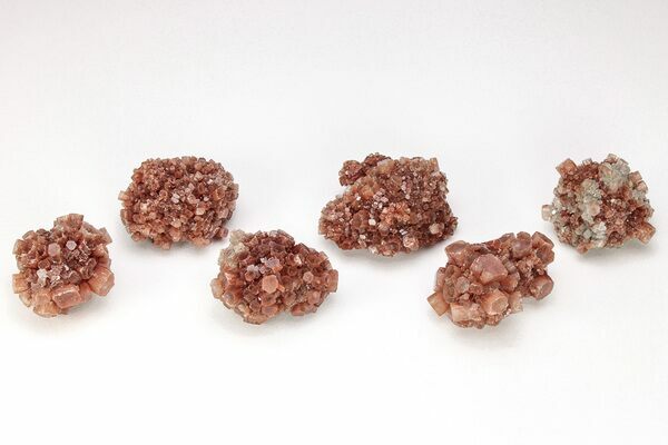 2 Twinned Aragonite Crystals (Star Aragonite) - Morocco For Sale 