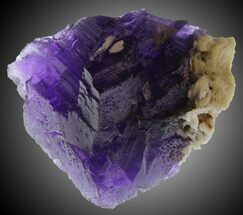 Purple, Cubic Fluorite on Bladed Barite - Illinois #31268