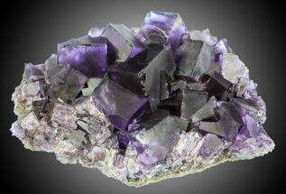 Purple Cubic Fluorite Matrix - Cave-In-Rock, Illinois #31390