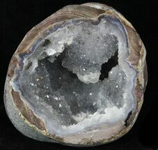 Crystal Filled Dugway Geode (Polished Half) #33161