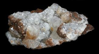 Calcite Crystal Cluster With Hematite - Santa Eulalia, Mexico #33842