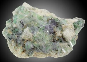 Fluorite, Aquamarine, Schorl, Muscovite & Feldspar - Namibia #31887