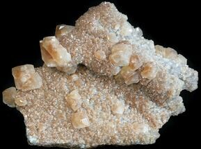 Red Calcite Crystals - Santa Eulalia #33837