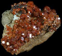 Exceptional Vanadinite Crystal Cluster - Morocco #34895