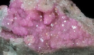 Gemmy, Pink Sphaerocobaltite Crystals - Morocco #34934