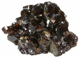 1.9 Black Andradite (Melanite) Garnet Cluster - Kazakhstan