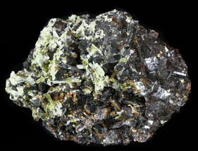 Garnet Cluster with Epidote and Mica - Pakistan #38727