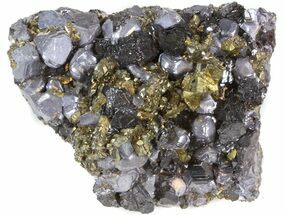 Sphalerite, Galena, Chalcopyrite & Calcite Association - Bulgaria #41723