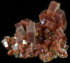 Large, Deep Red Vanadinite Crystals - Morocco #42150